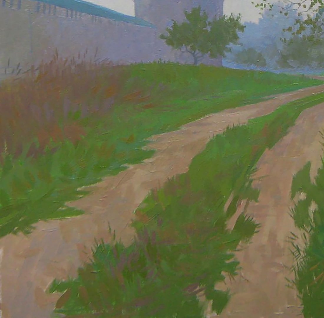 Oil painting September autumn morning Valery Savenets - 3