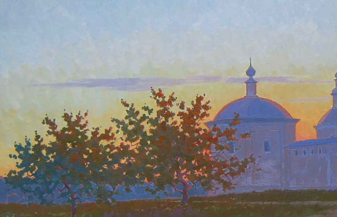 Oil painting The sun has set Valery Savenets - 4