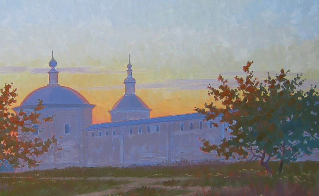 Oil painting The sun has set Valery Savenets - 5