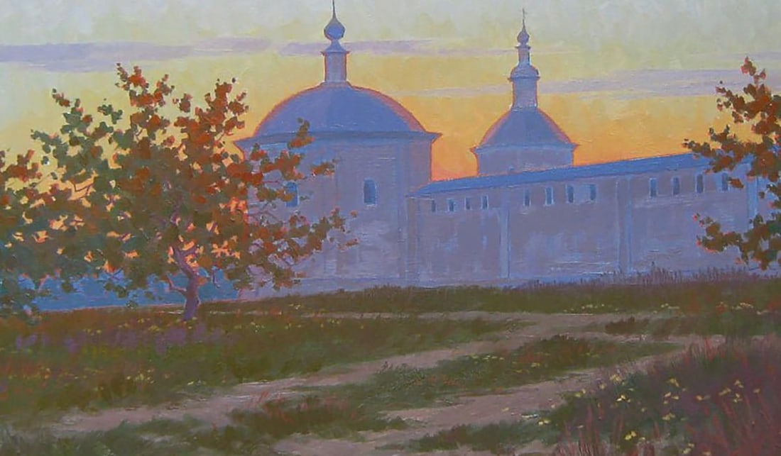 Oil painting The sun has set Valery Savenets - 6