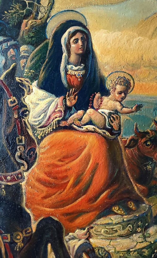 Oil painting Adoration of the Magi Daniil Litvinov - 7