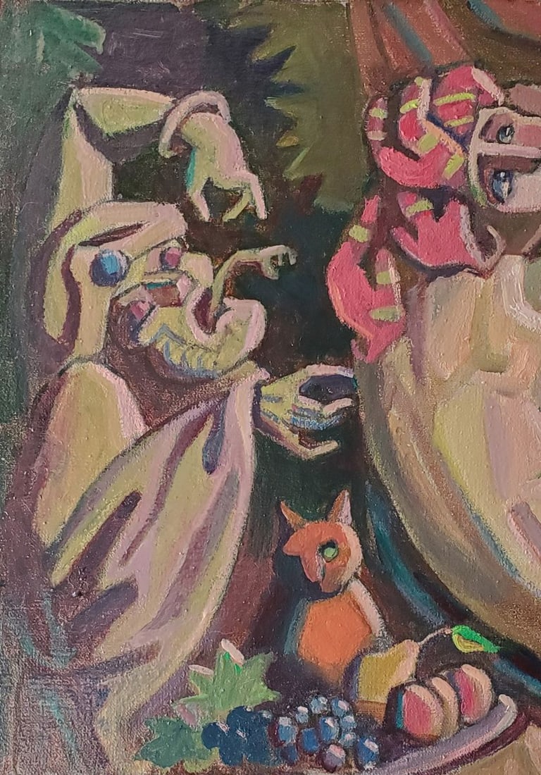 Oil painting Susanna and the elders Daniil Litvinov - 2