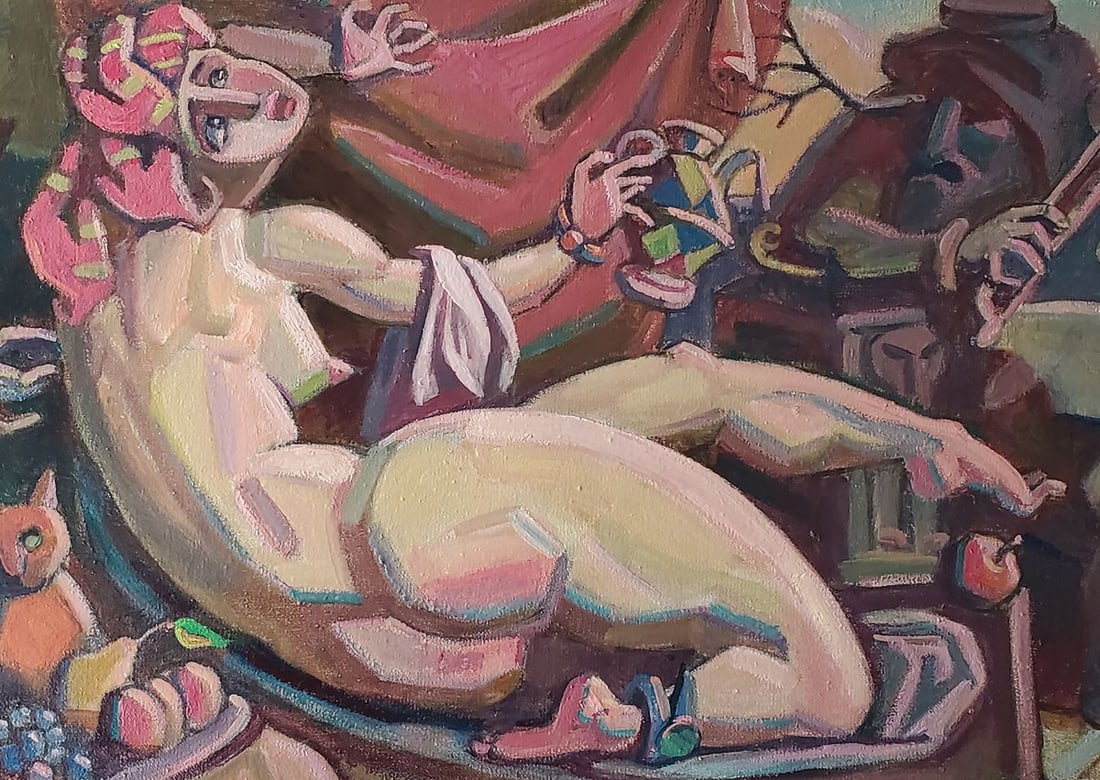 Oil painting Susanna and the elders Daniil Litvinov - 3