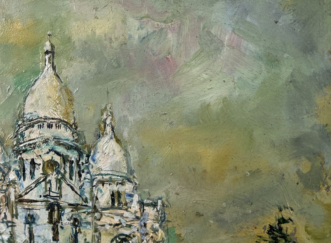 Oil painting Church morning before the service Sergey Rybak - 4