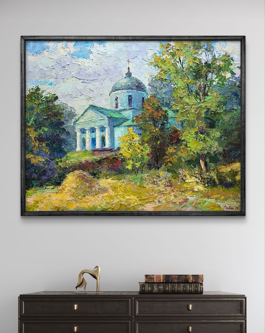 Oil painting Ascension Cathedral Boris Serdyuk - 3
