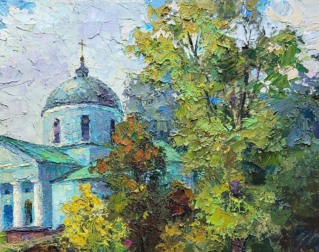 Oil painting Ascension Cathedral Boris Serdyuk - 5