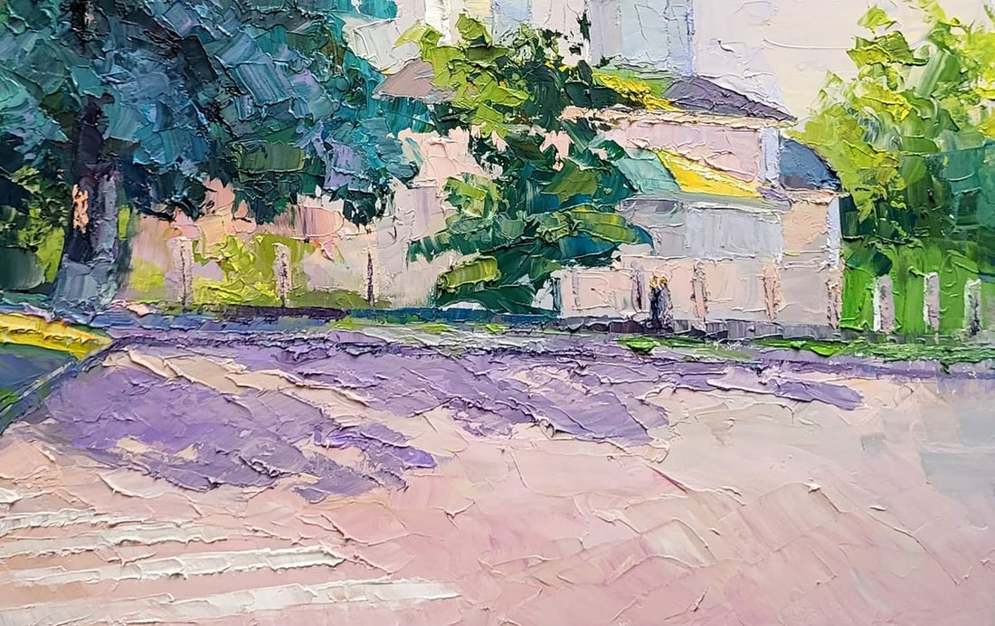 Oil painting Early near the church Serdyuk Boris Petrovich - 5