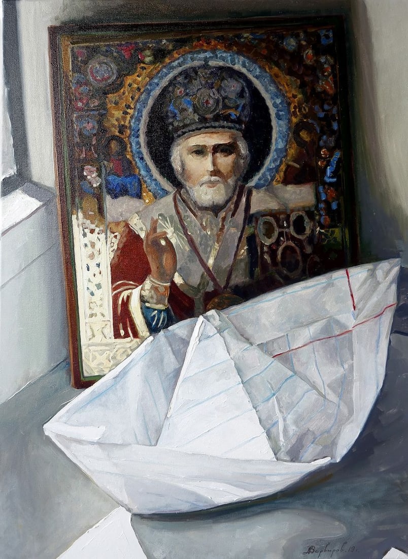 Oil painting Amen Varvarov Anatoly Viktorovich: Title: Oil painting Amen Varvarov Anatoly Viktorovich Description: No.Varv 156 *** ABOUT THIS PAINTING *** * TITLE: "Amen" * ARTISTS: Varvarov Anatoly Viktorovich * SIZE: 80x60 cm/'31.49x23.62 inches'
