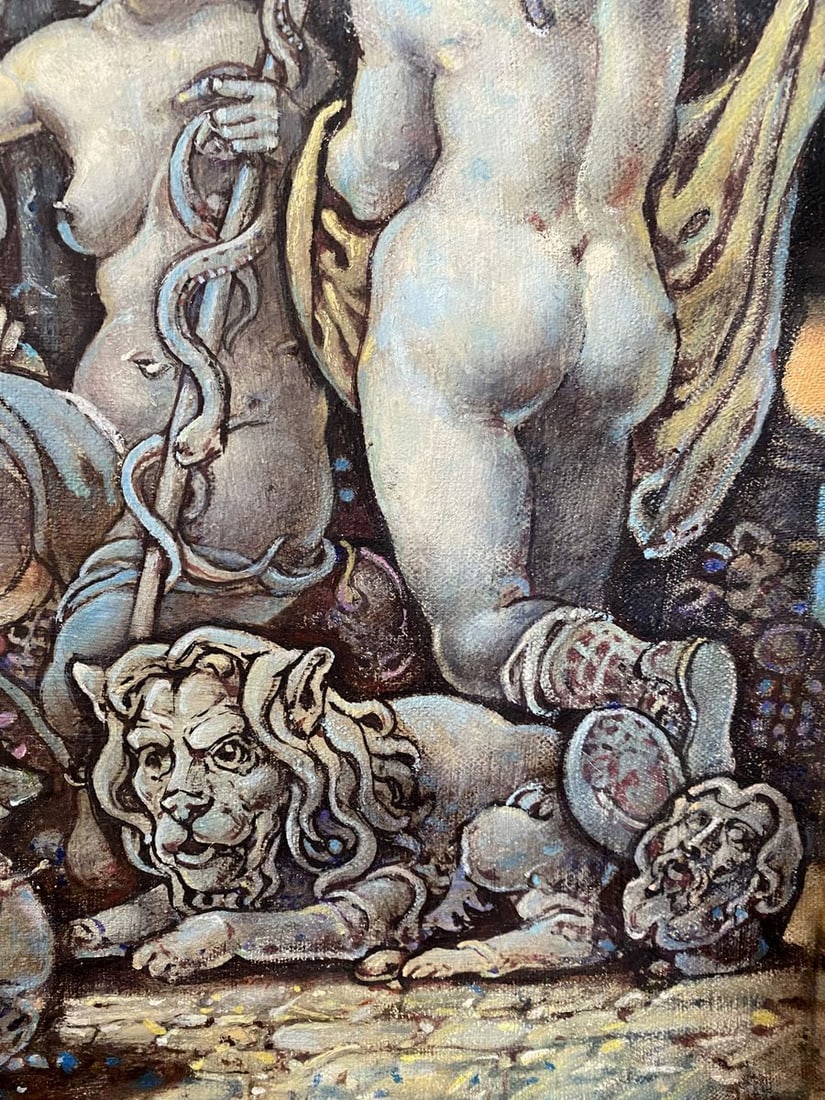 Oil painting Self-portrait Litvinov Oleg Arkad'yevich - 2