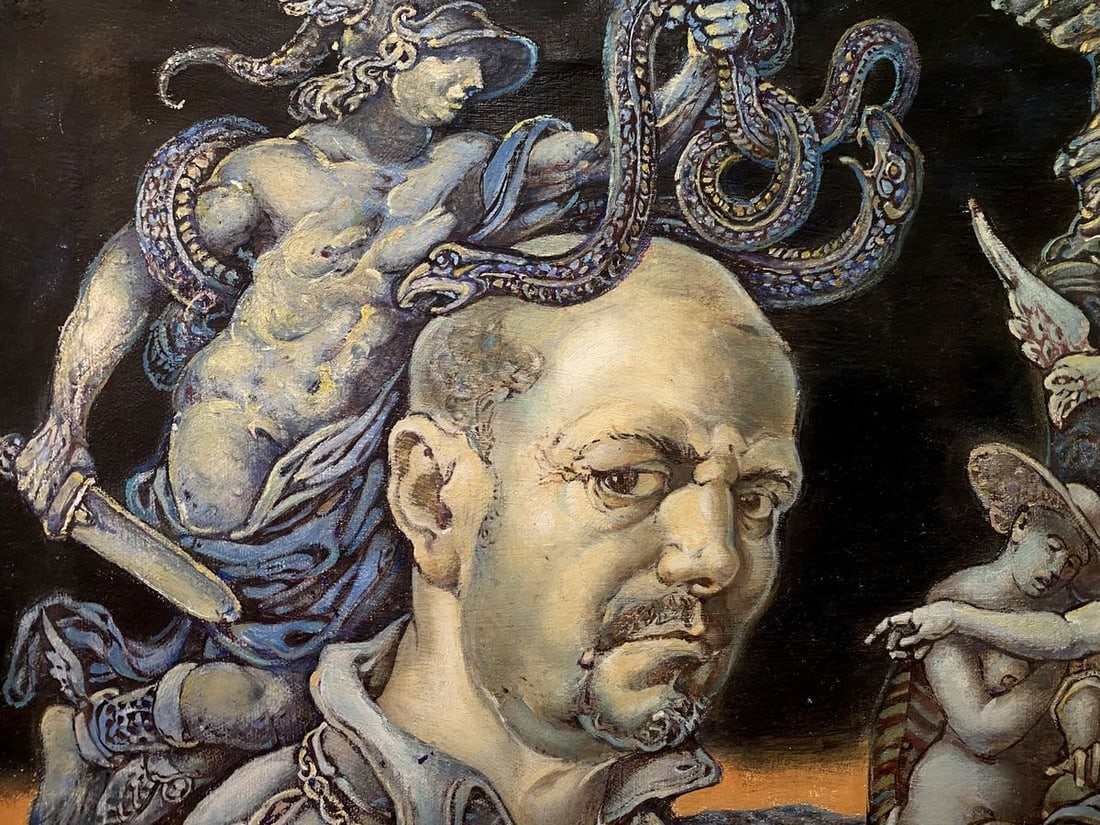 Oil painting Self-portrait Litvinov Oleg Arkad'yevich - 7