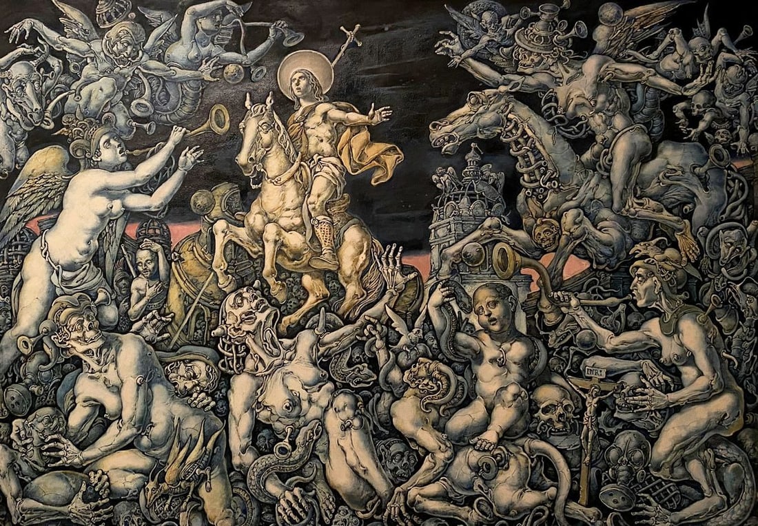 Oil painting Destruction Litvinov Oleg Arkad'yevich (1 of 11)