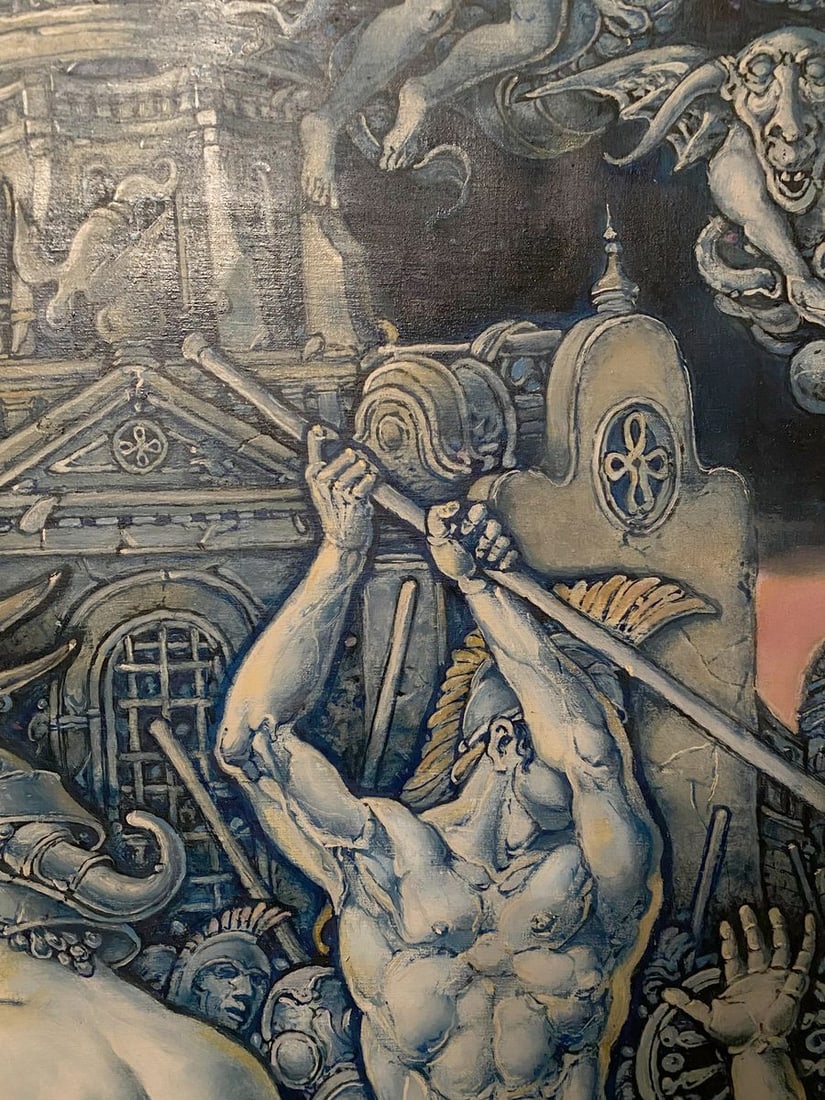 Oil painting Destruction Litvinov Oleg Arkad'yevich - 3