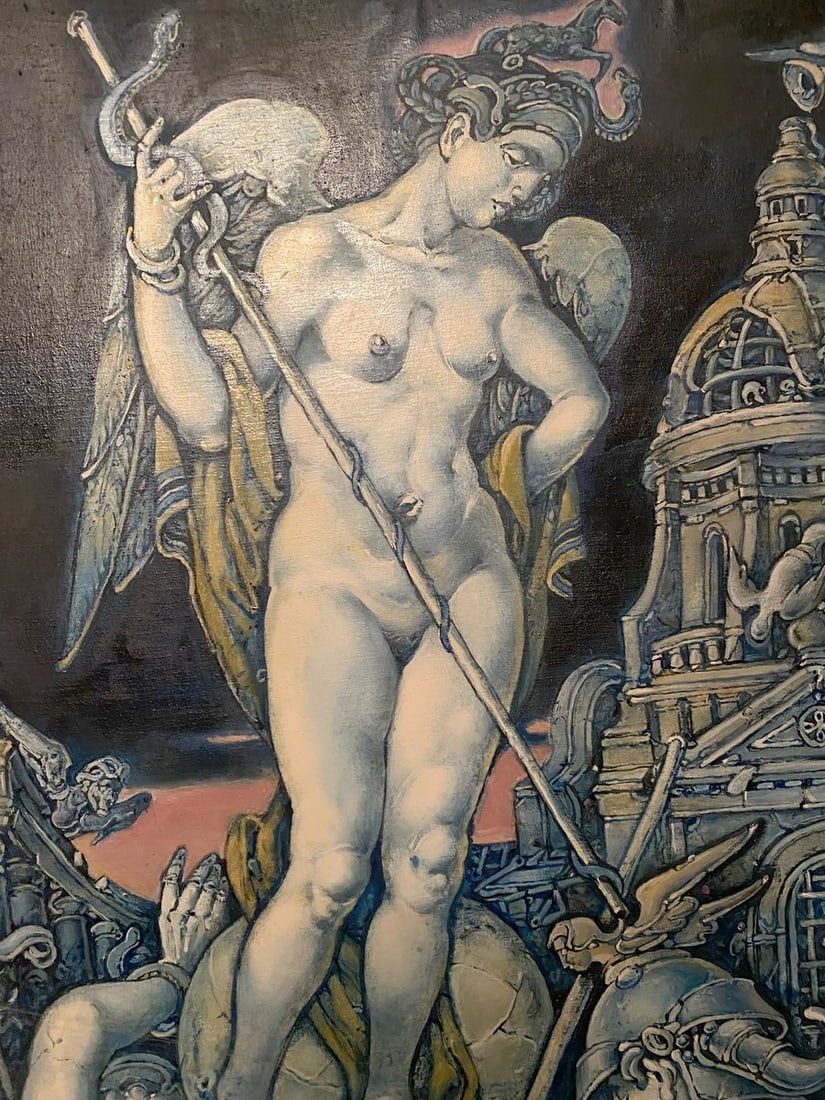 Oil painting Destruction Litvinov Oleg Arkad'yevich - 6