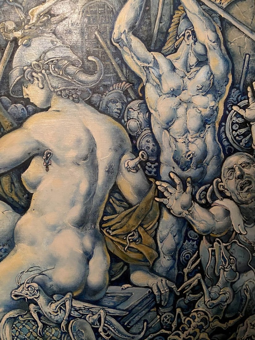 Oil painting Destruction Litvinov Oleg Arkad'yevich - 8