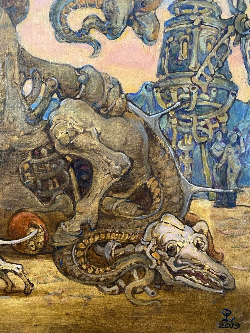 Oil painting In search of Litvinov Oleg Arkad'yevich - 2