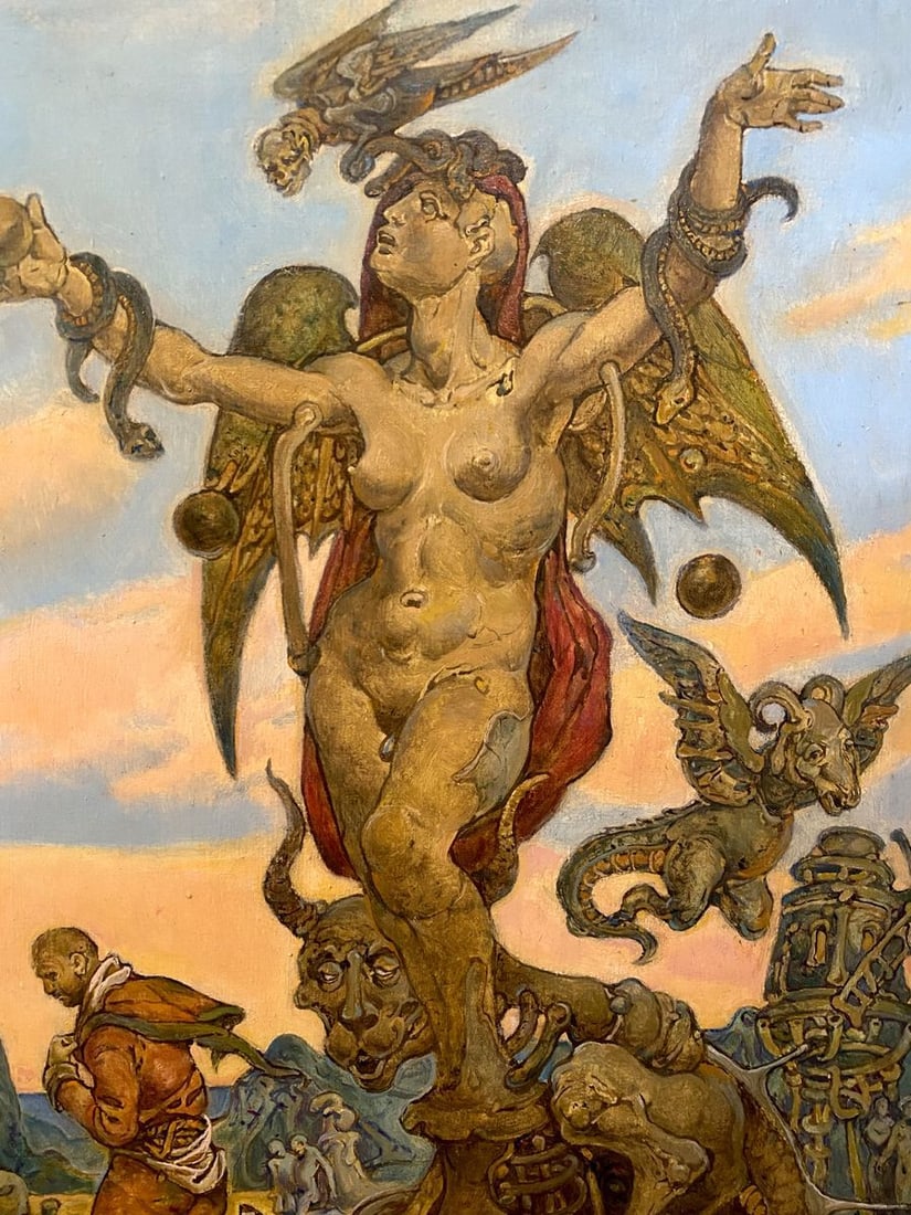 Oil painting In search of Litvinov Oleg Arkad'yevich - 7