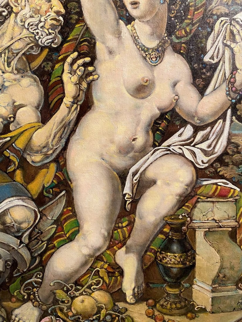 Oil painting Susanna and the Elders Litvinov Oleg Arkad'yevich - 4