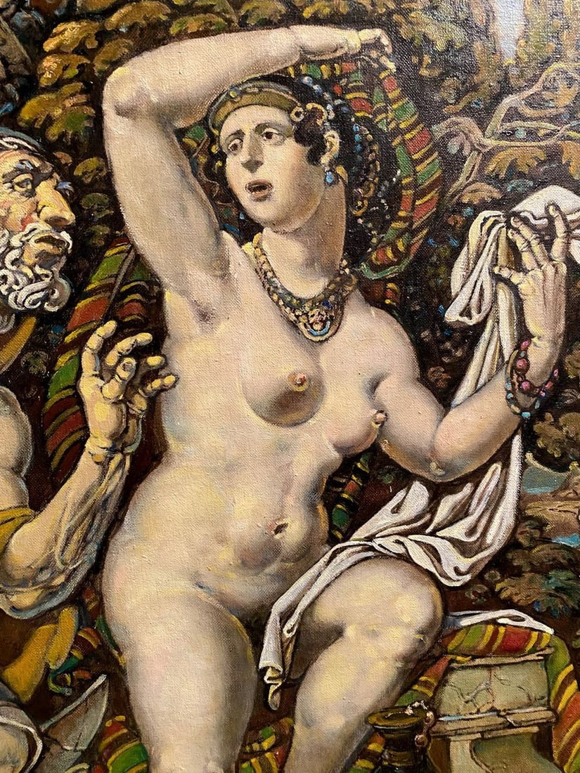 Oil painting Susanna and the Elders Litvinov Oleg Arkad'yevich - 5