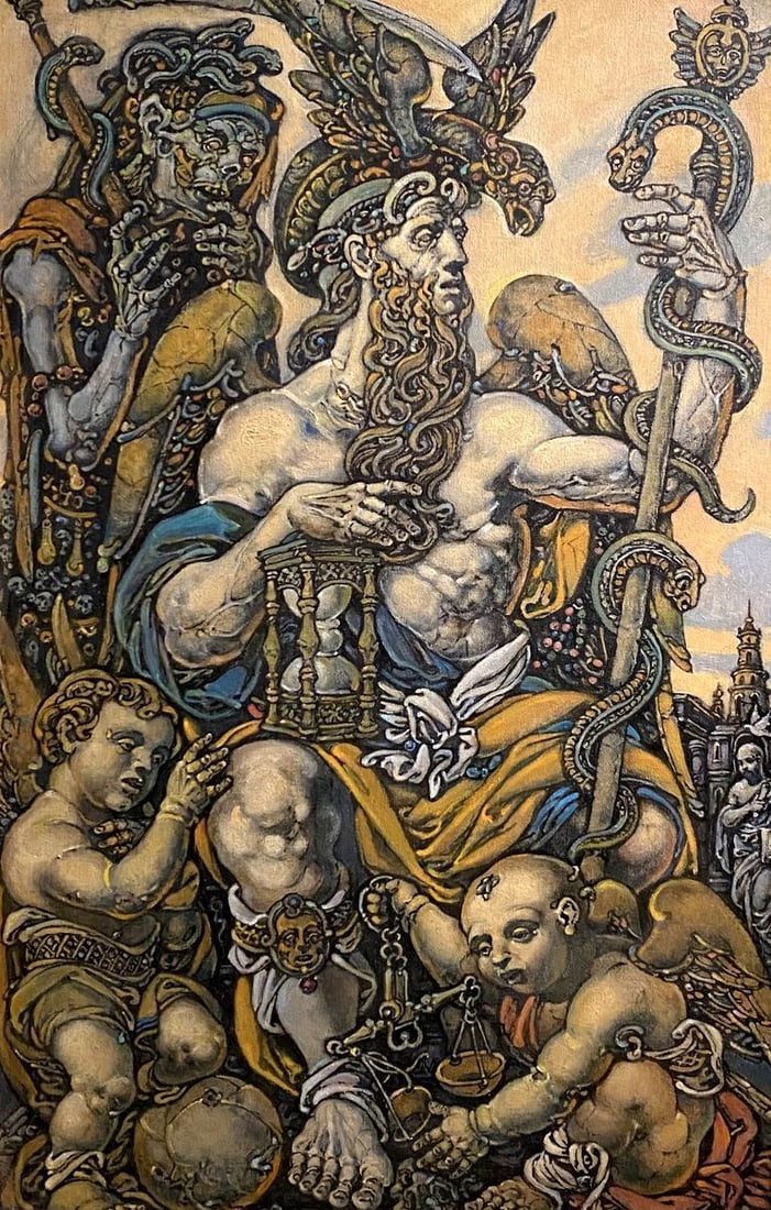 Oil painting Time Litvinov Oleg Arkad'yevich (1 of 11)