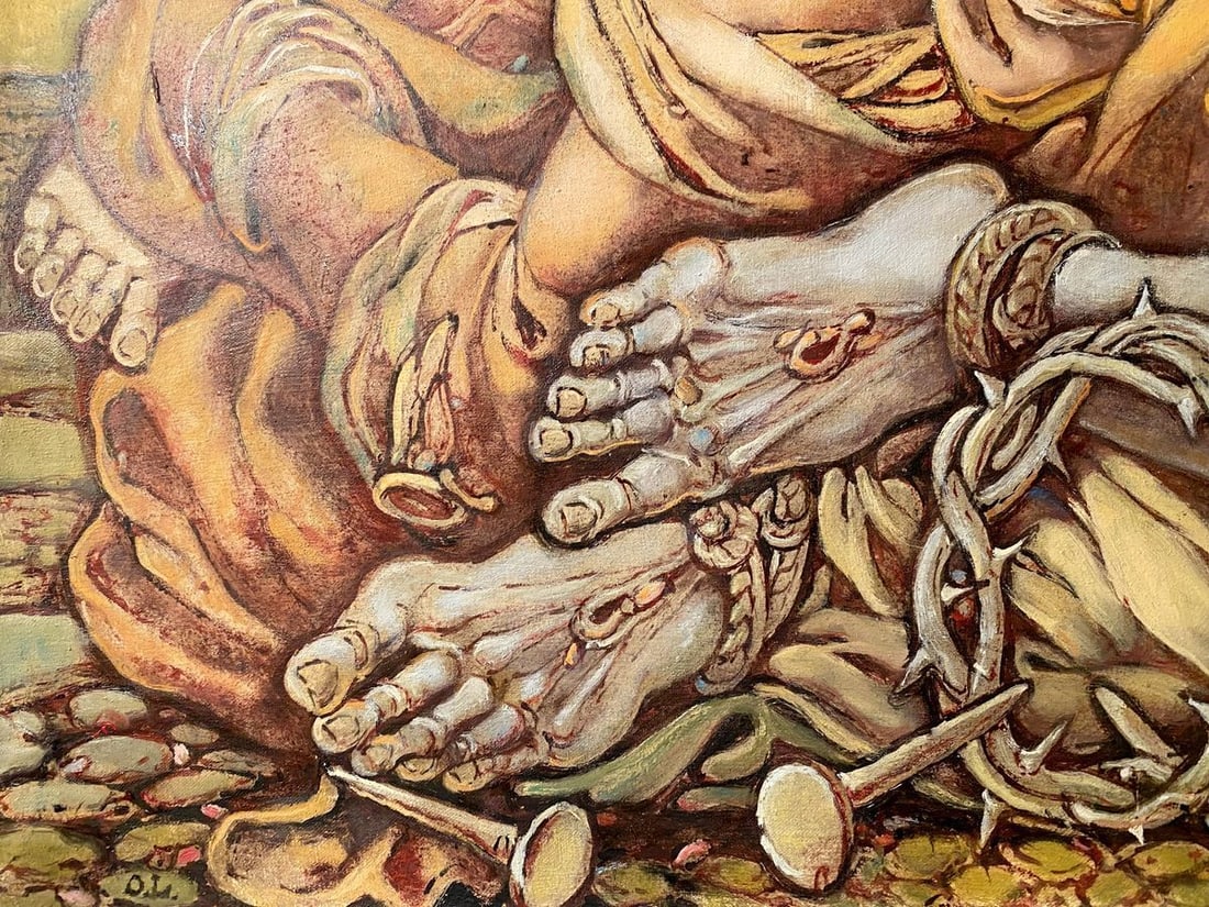 Oil painting Passion of Christ Litvinov Oleg Arkad'yevich - 13