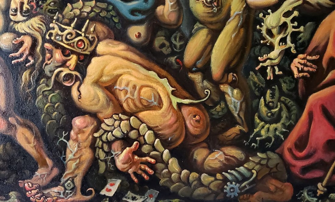 Oil painting Horsemen of the Apocalypse Litvinov Daniil Olegovich - 11