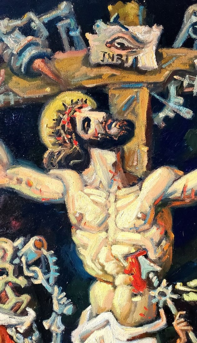 Oil painting Calvary Daniil Litvinov - 3