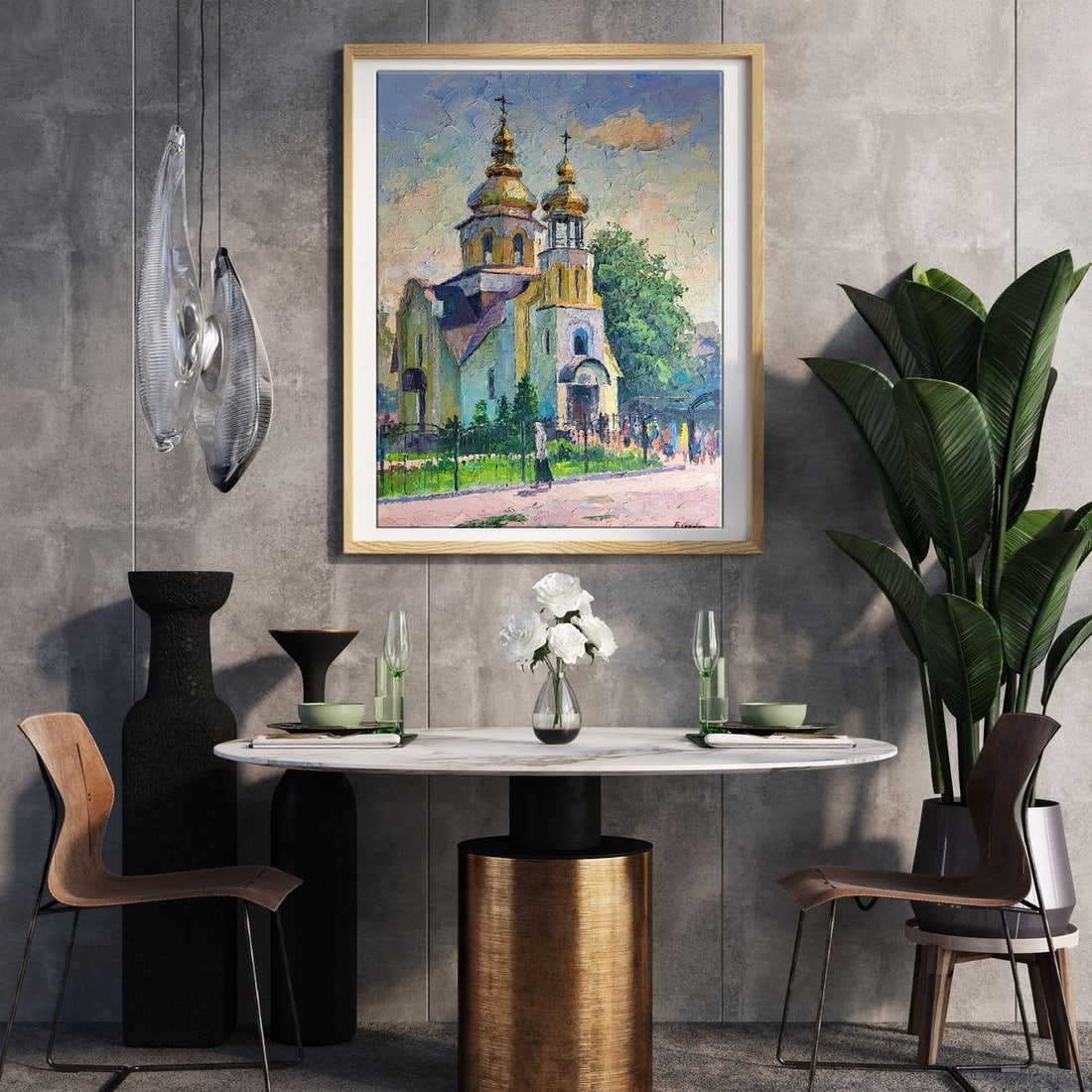 Oil painting Feast of the Trinity Serdyuk Boris Petrovich - 2