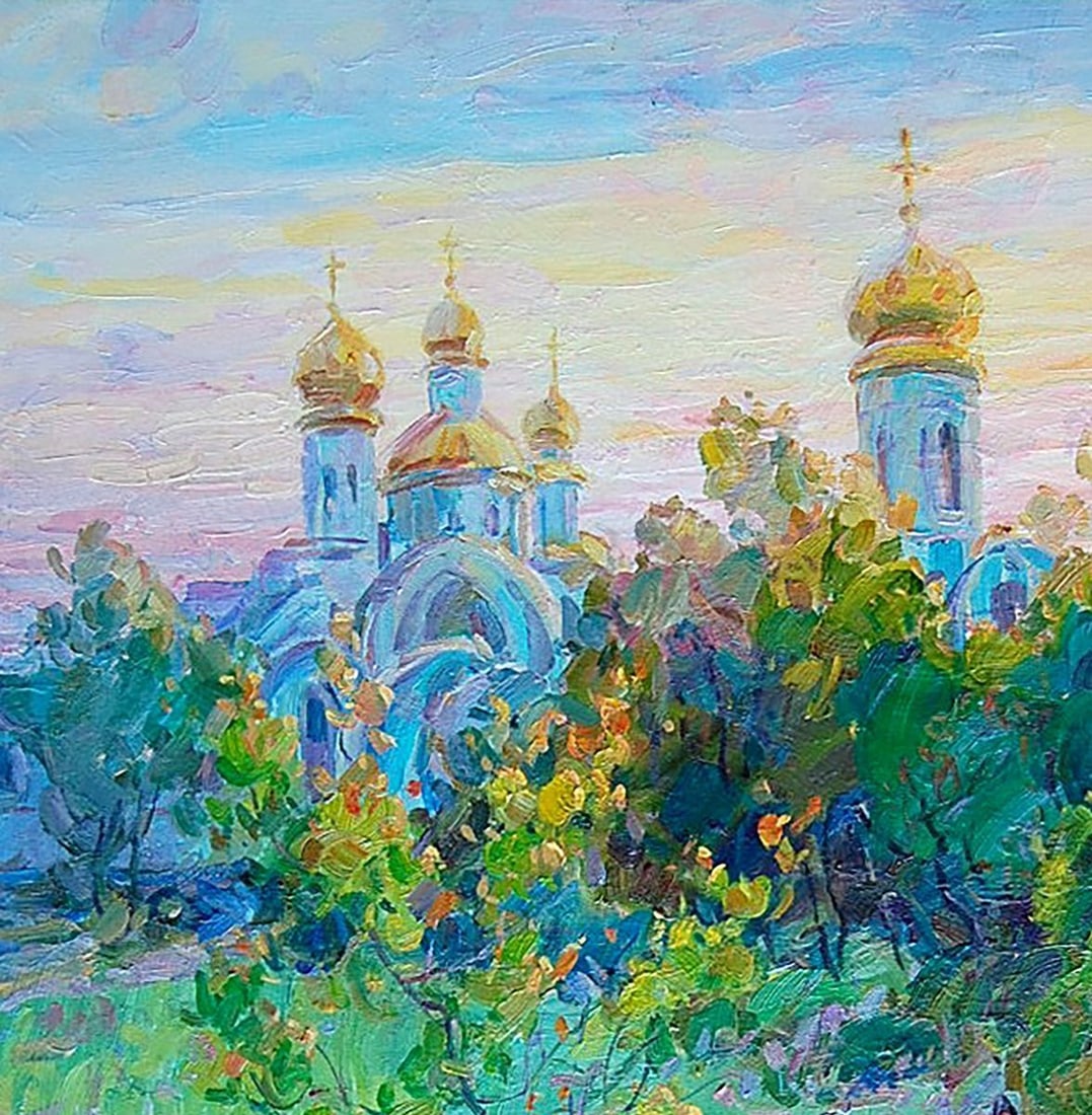 Oil painting Morning chime Kotmin Dmitry - 2