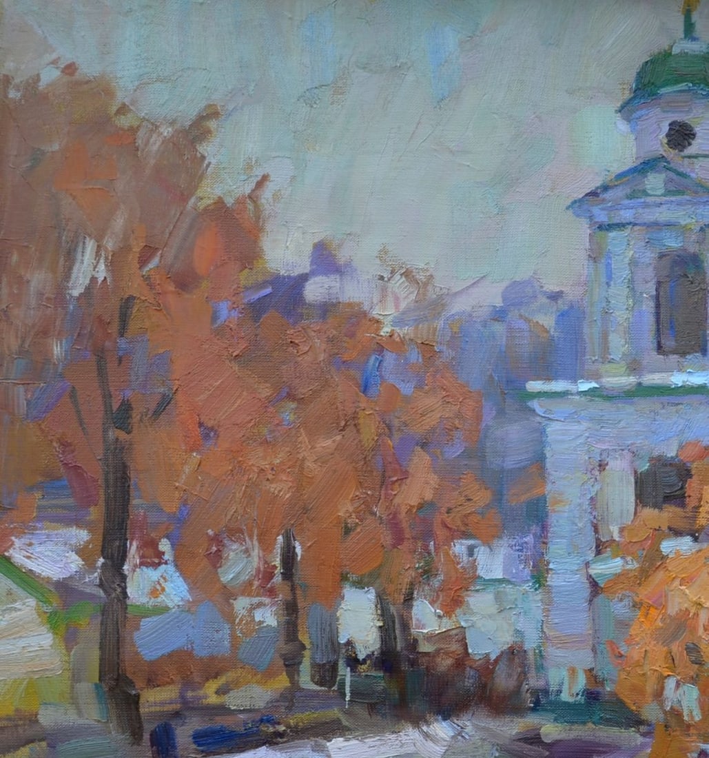 Oli painting Frosty morning Tepeta Miacheslav - 3