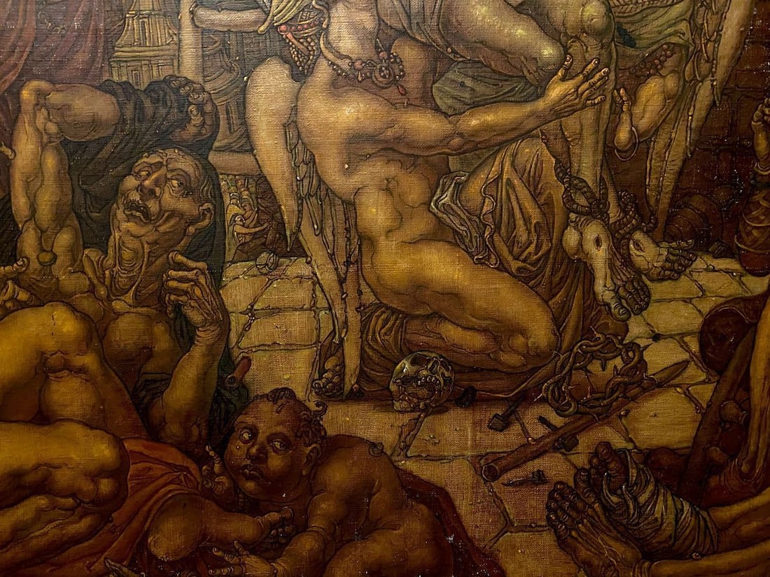 Oil painting Descent from the cross Litvinov Oleg Arkad'yevich - 10