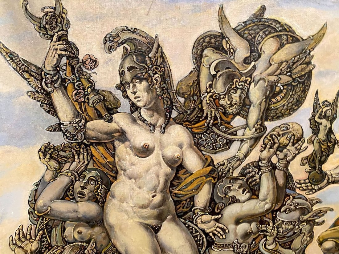 Oil painting Apotheosis of Homer Litvinov Oleg Arkad'yevich - 10