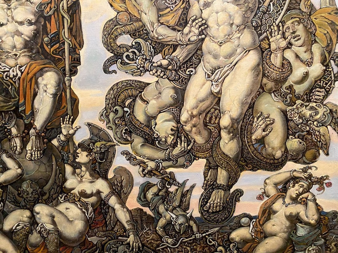 Oil painting Apotheosis of Homer Litvinov Oleg Arkad'yevich - 4