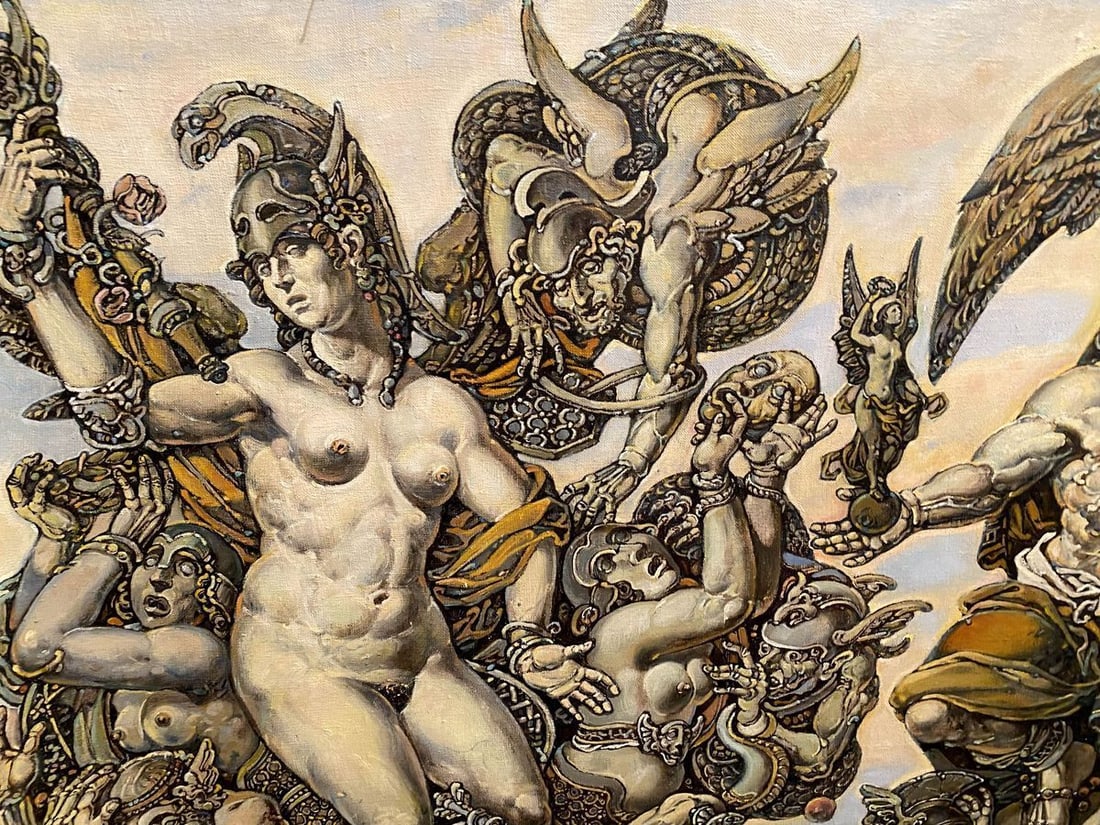 Oil painting Apotheosis of Homer Litvinov Oleg Arkad'yevich - 8