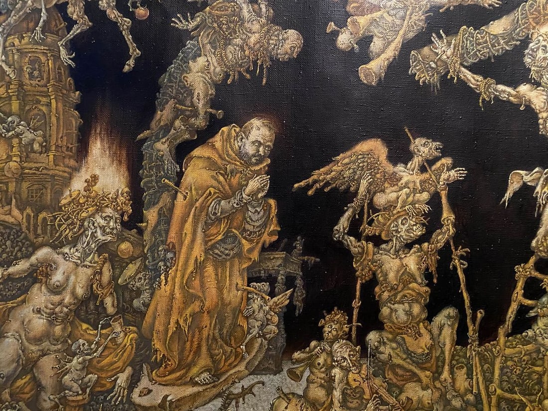 Oil painting 20th century apocalypse Litvinov Oleg Arkad'yevich - 12