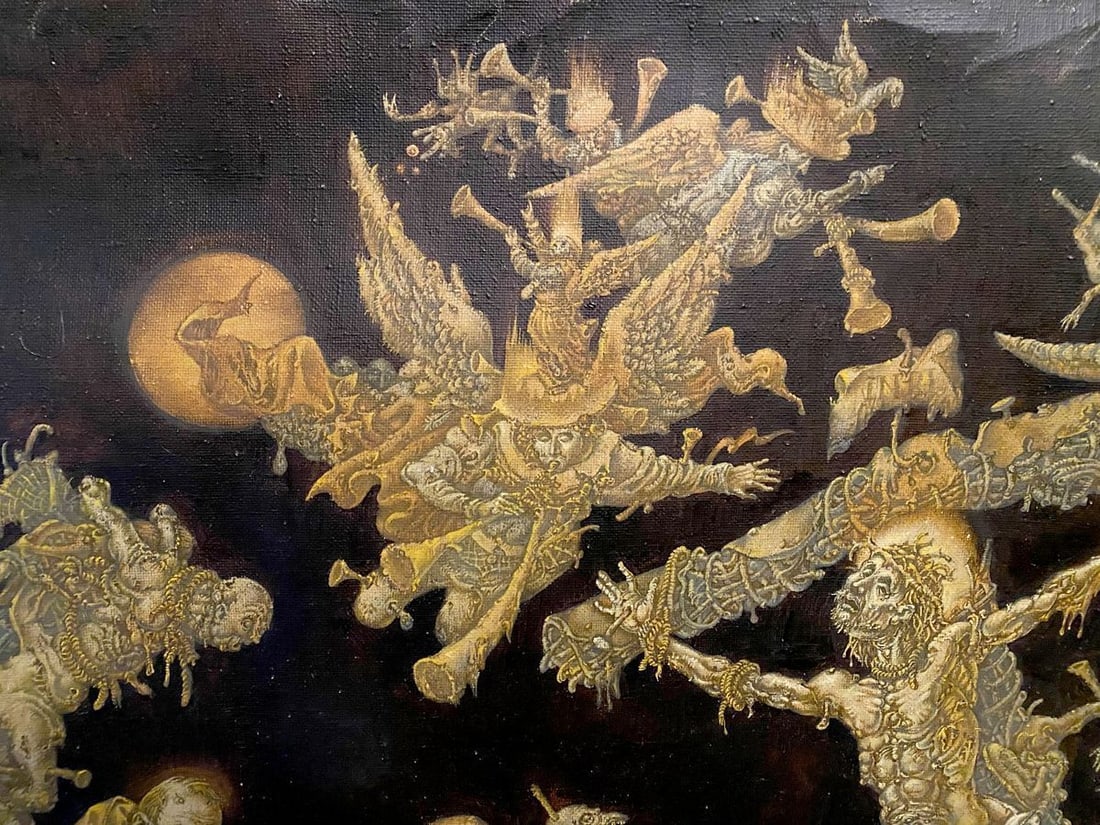 Oil painting 20th century apocalypse Litvinov Oleg Arkad'yevich - 4