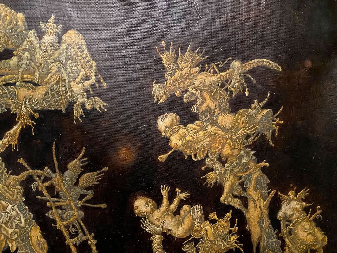 Oil painting 20th century apocalypse Litvinov Oleg Arkad'yevich - 6