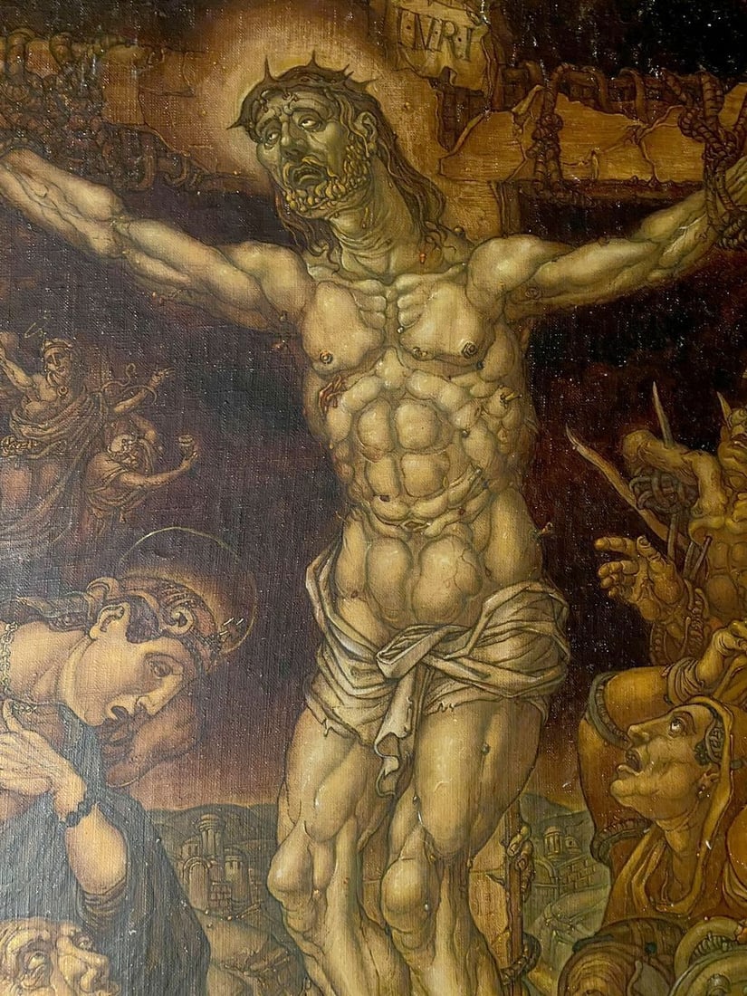 Oil painting Calvary 20th century Litvinov Oleg Arkad'yevich - 10