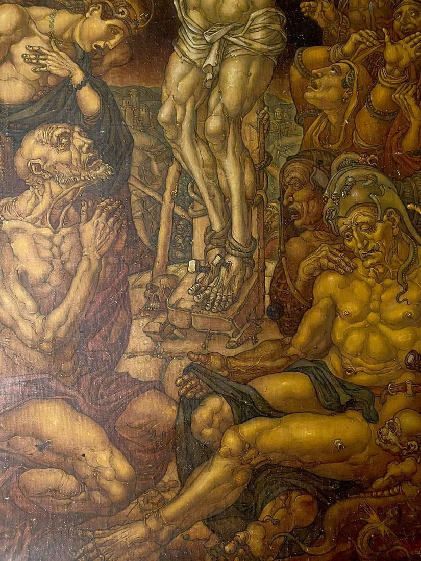 Oil painting Calvary 20th century Litvinov Oleg Arkad'yevich - 3