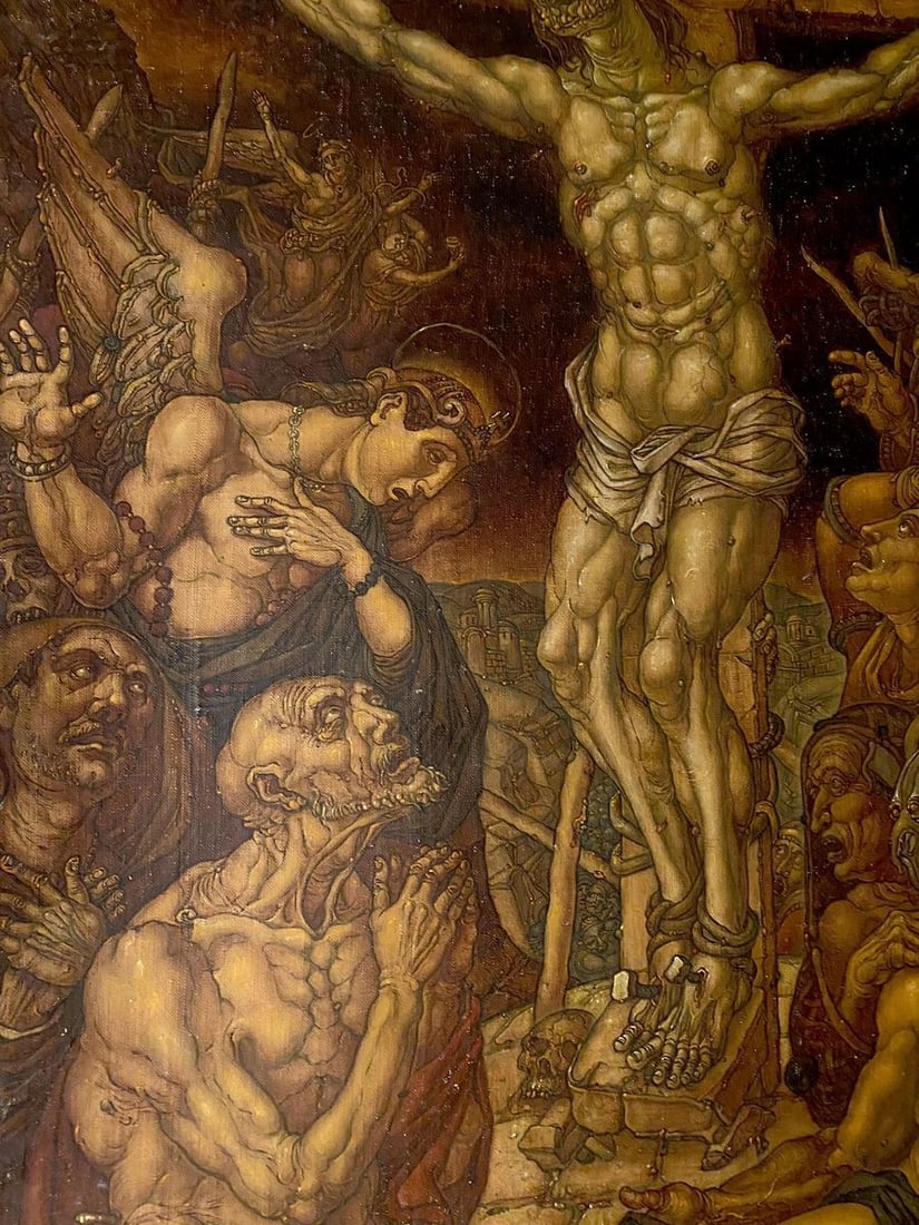 Oil painting Calvary 20th century Litvinov Oleg Arkad'yevich - 5