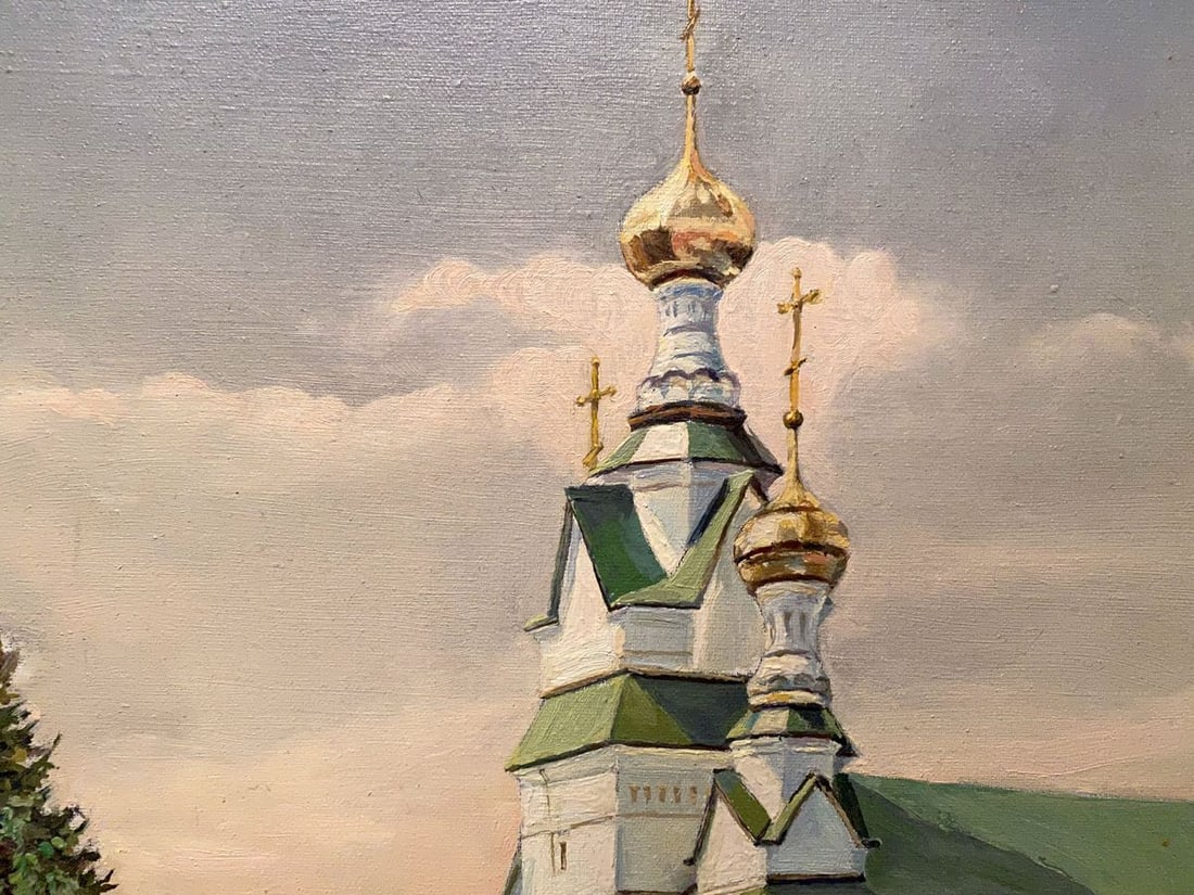 Oil painting Fraternal church Litvinov Arkady Petrovich - 6
