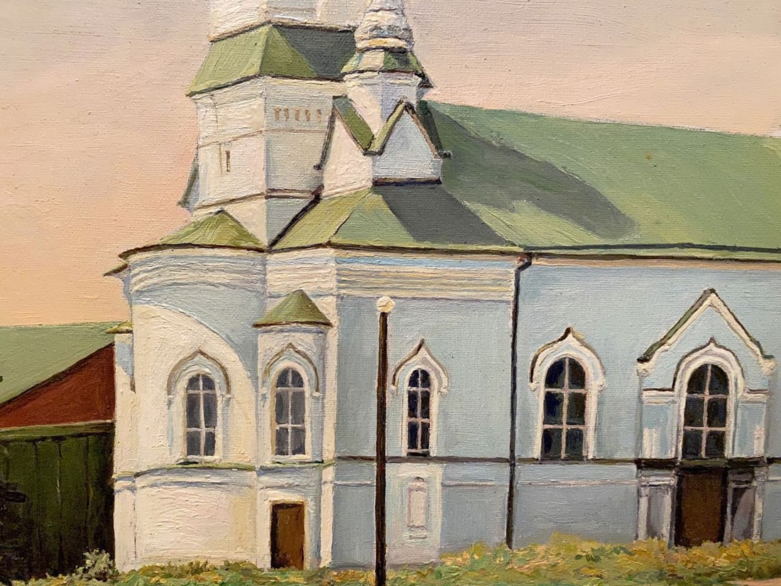 Oil painting Fraternal church Litvinov Arkady Petrovich - 8