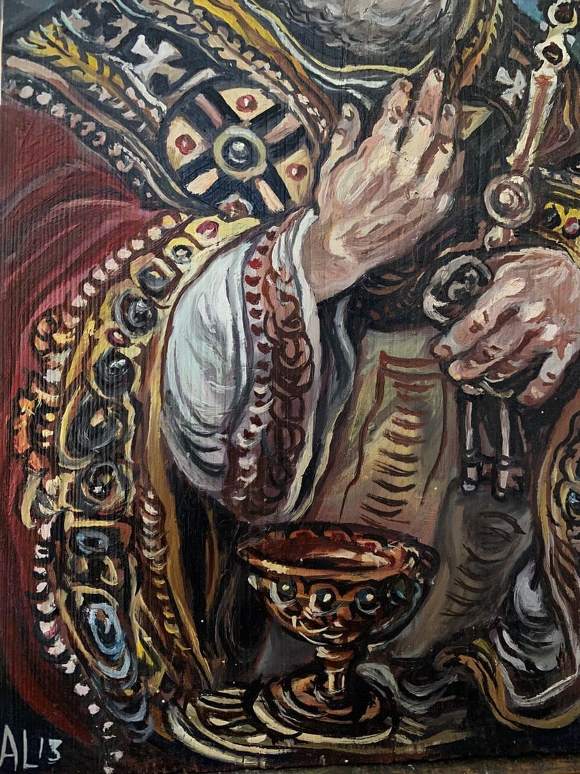 Oil painting Apostle Peter Alexander Arkadievich Litvinov - 2