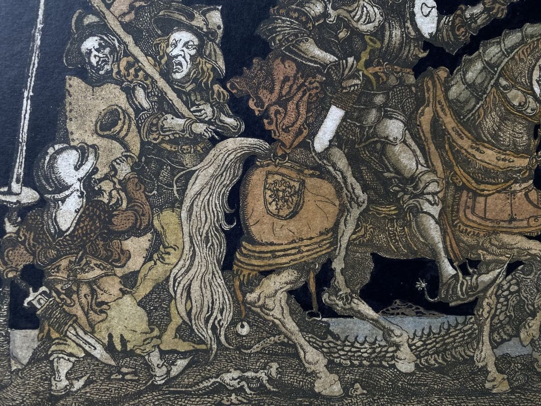 Watercolor, mascara, painting Treasure Island Litvinov Oleg Arkad'yevich - 8