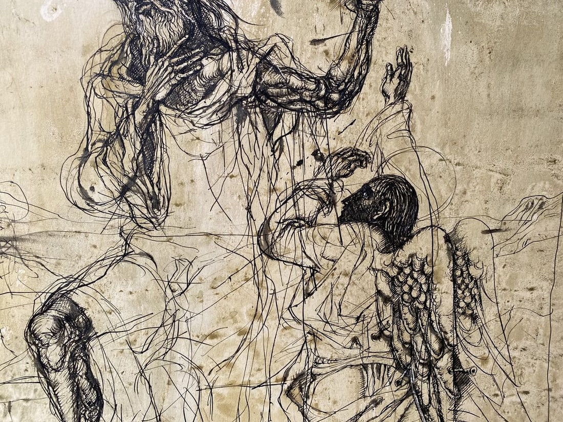 Watercolor, mascara, painting The time has come Litvinov Oleg Arkad'yevich - 7