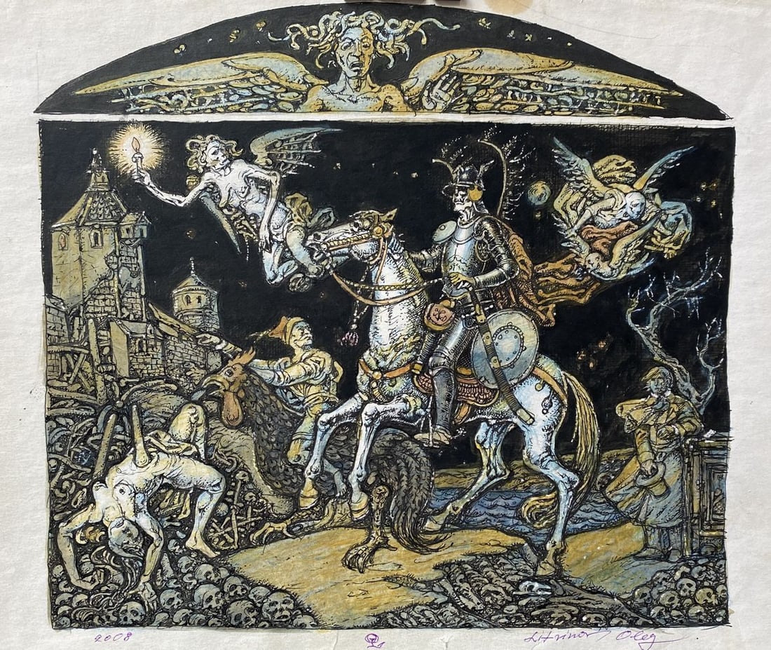 Watercolor, pencil, mascara, painting Polonia Litvinov Oleg Arkad'yevich: Title: Watercolor, pencil, mascara, painting Polonia Litvinov Oleg Arkad'yevich Description: No.Litv 833 *** ABOUT THIS PAINTING *** * TITLE: "Polonia" * ARTISTS: Litvinov Oleg Arkad'yevich * SIZE: 25