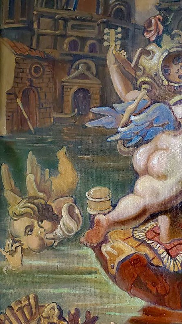 Oil painting Autumn in Venice Litvinov Daniil Olegovich - 7