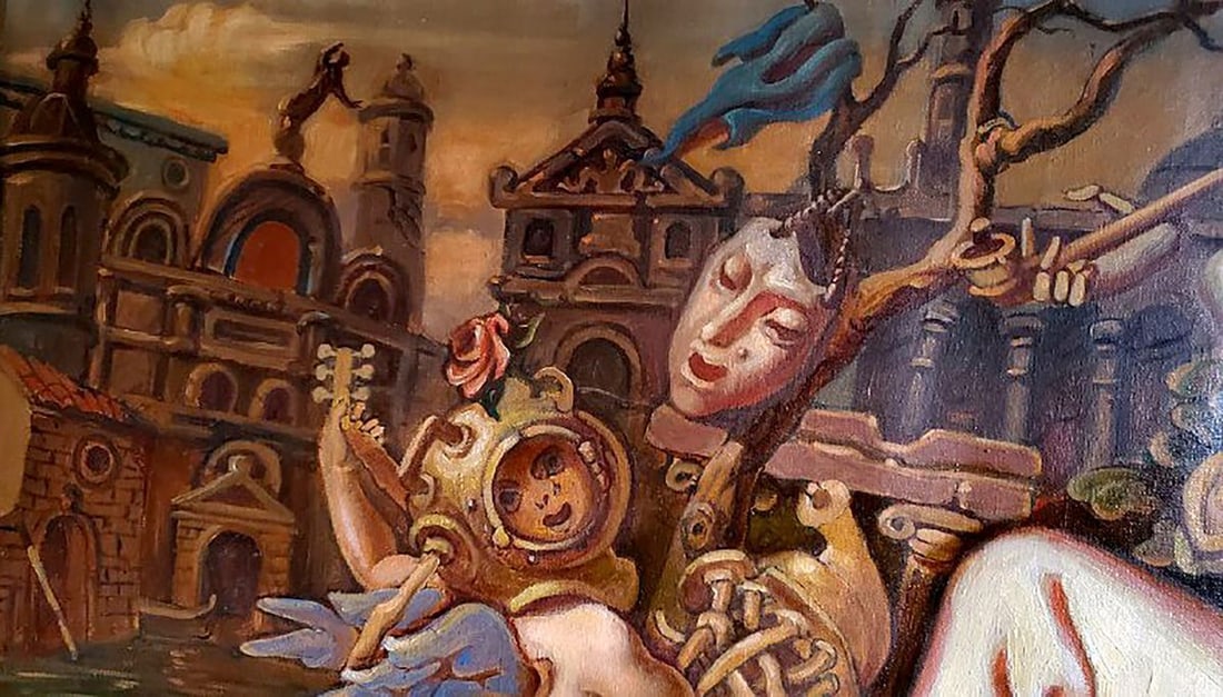 Oil painting Autumn in Venice Litvinov Daniil Olegovich - 8