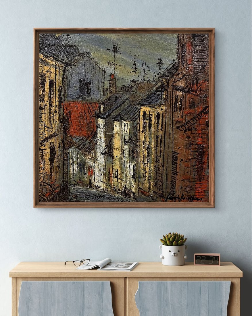 Oil painting City descent Serhiy Kovalev - 2