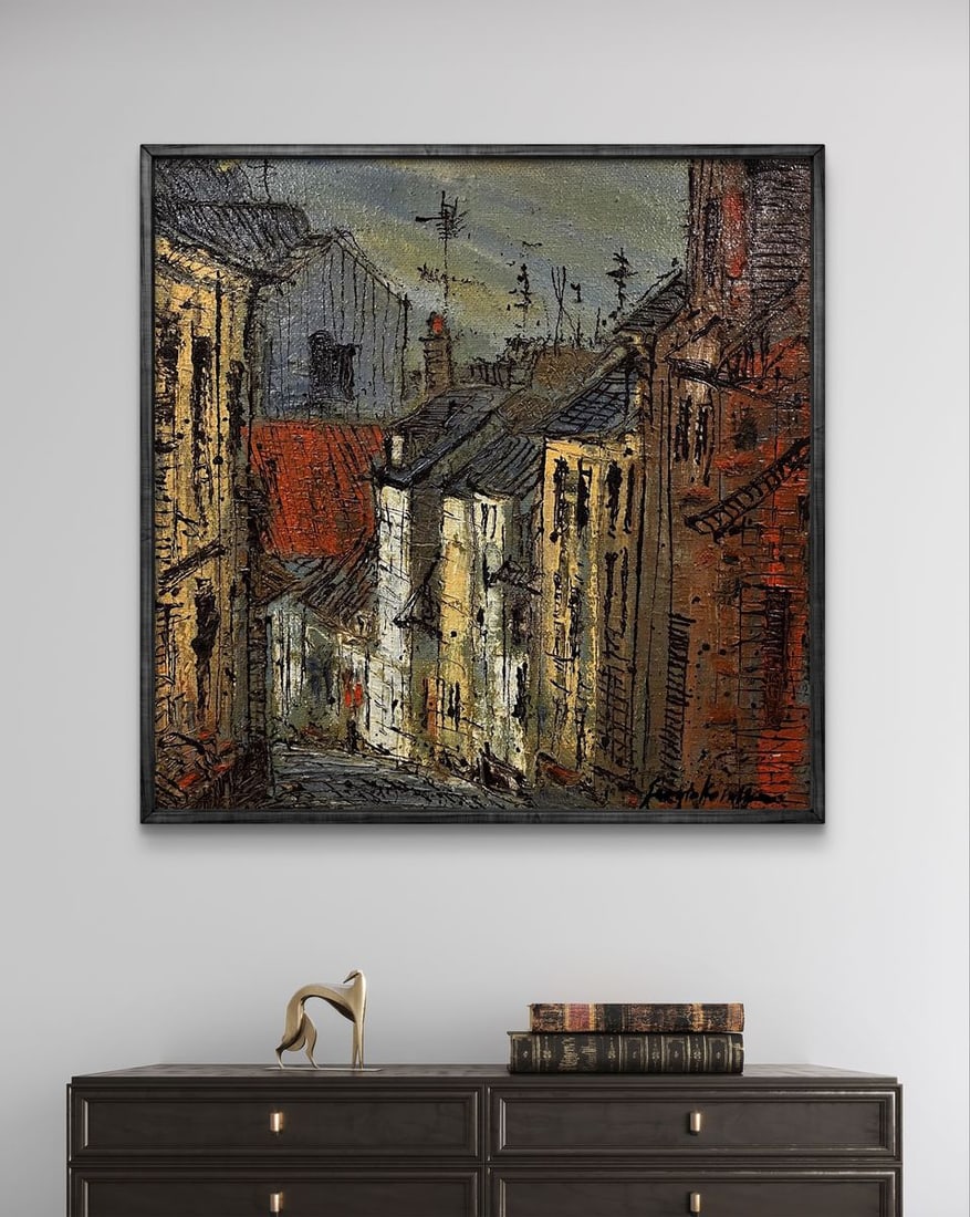 Oil painting City descent Serhiy Kovalev - 3