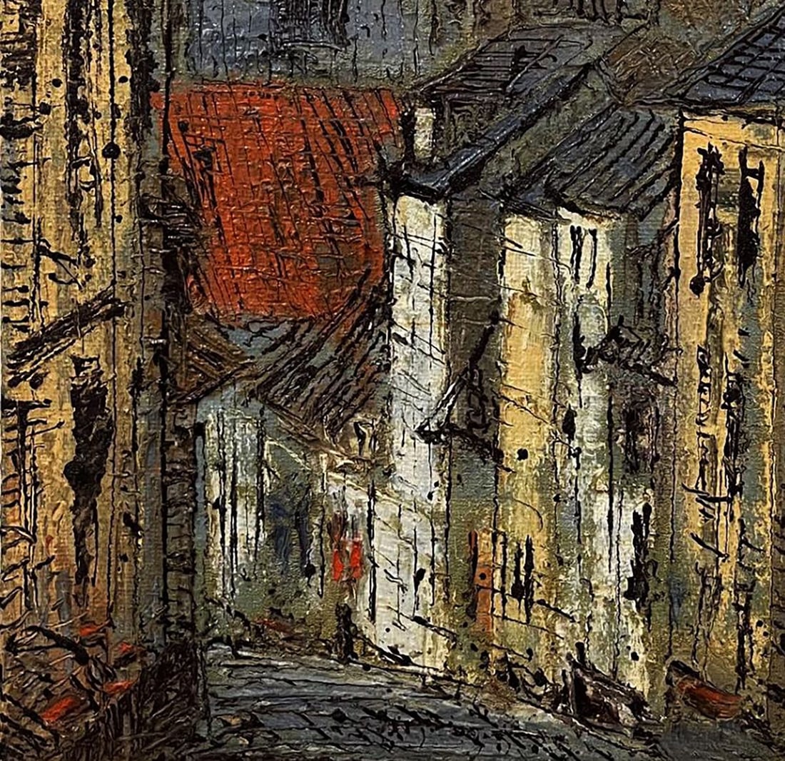 Oil painting City descent Serhiy Kovalev - 6